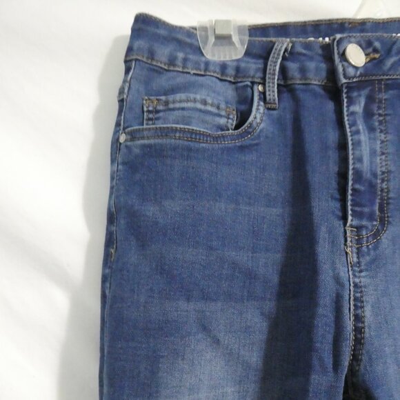 SWS X DENIM CO. CALI | size 7 | Blue Distressed Denim | Cali High Rise Skinny - Picture 3 of 16